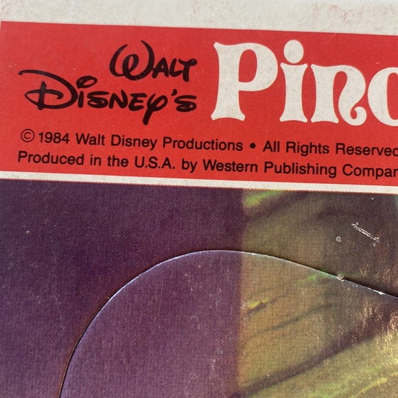 Vintage Disney Golden Frame Tray Puzzles Mickey Mouse & Pinocchio - Picture 13 of 15